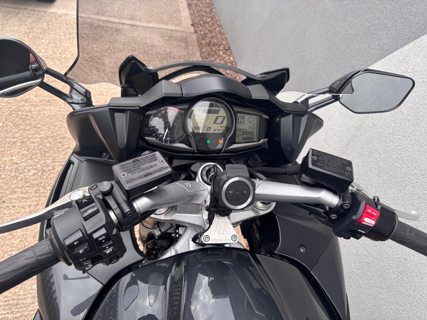 Yamaha FJR 1300 2019 genuine luggage perfect for touring