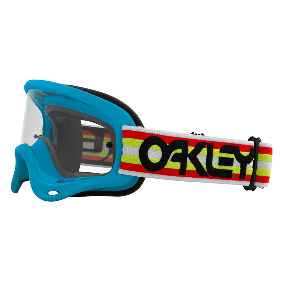 OAKLEY O FRAME MX GOGGLE (HERITAGE STRIPES) CLEAR LENS