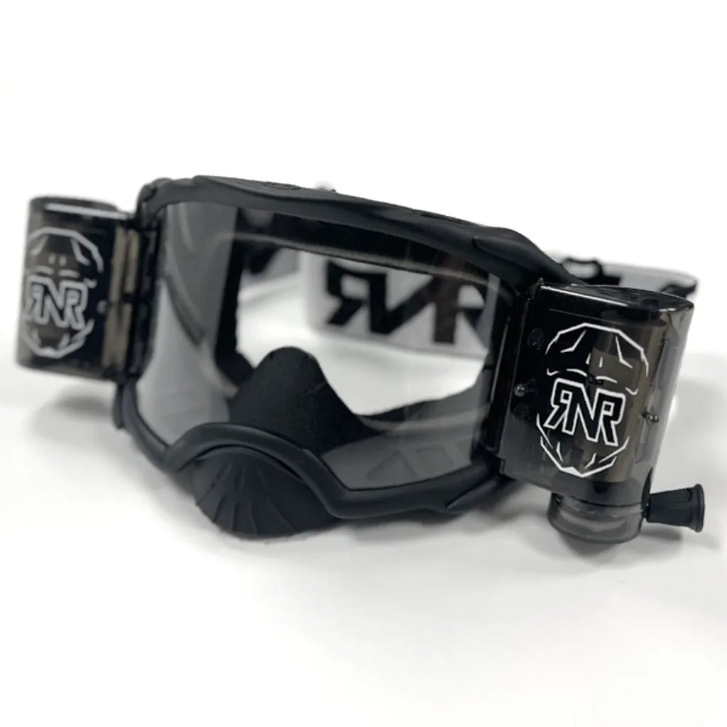 Rip n Roll Platinum WVS Roll Off Goggles - Black