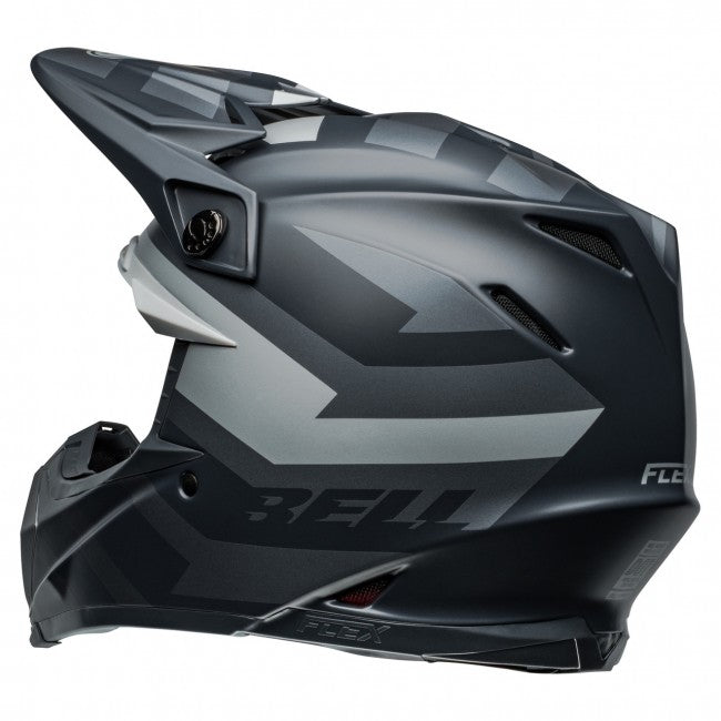 Bell MX 2024 Moto-9S Flex Adult Helmet (Banshee Black/Silver)