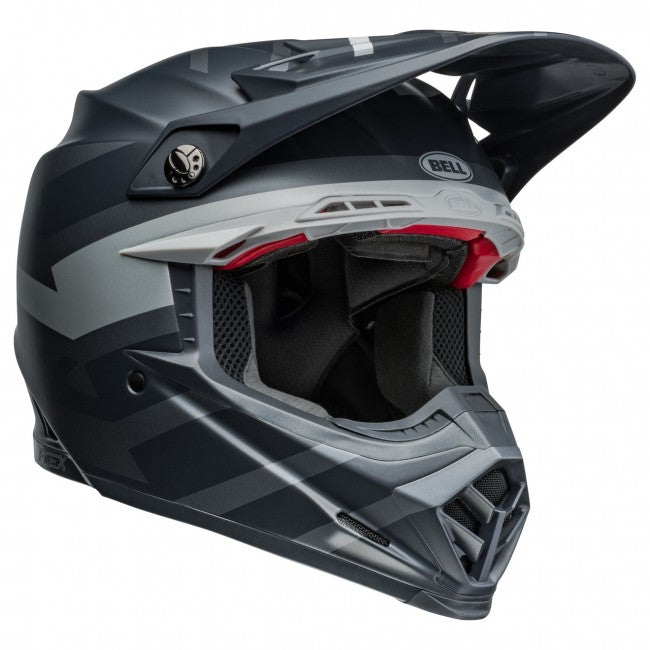 Bell MX 2024 Moto-9S Flex Adult Helmet (Banshee Black/Silver)