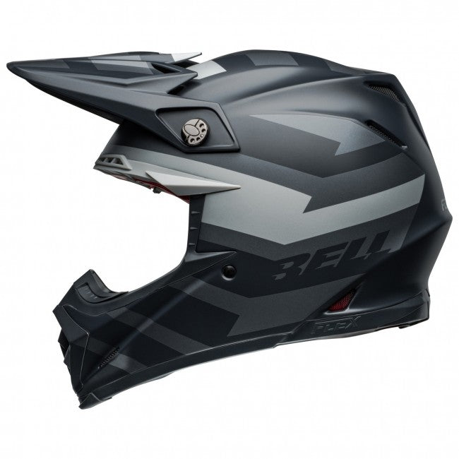 Bell MX 2024 Moto-9S Flex Adult Helmet (Banshee Black/Silver)