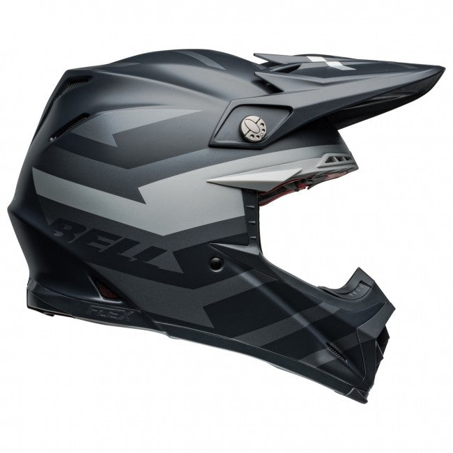 Bell MX 2024 Moto-9S Flex Adult Helmet (Banshee Black/Silver)