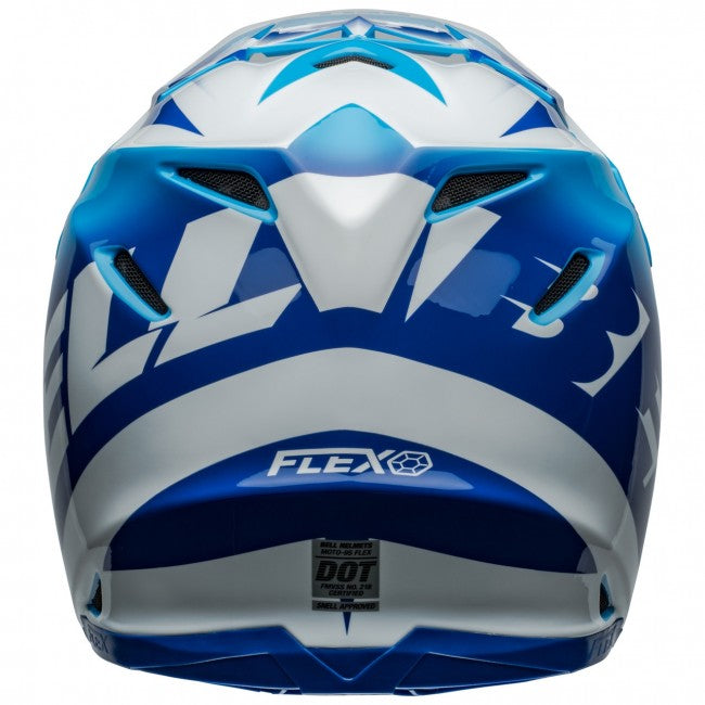 Bell MX 2024 Moto-9S Flex Adult Helmet (Rail Blue/White)