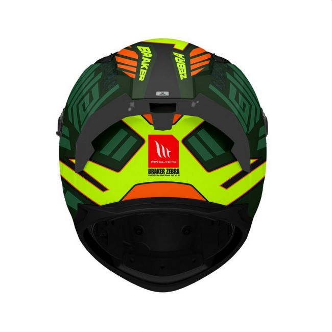 MT Braker SV Zebra C6 Matt Black Green