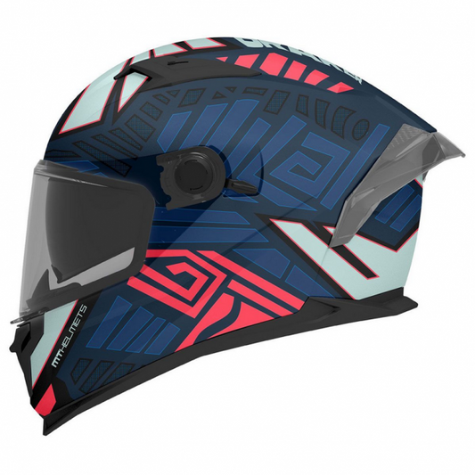 MT Braker SV Zebra Matt Black / Blue