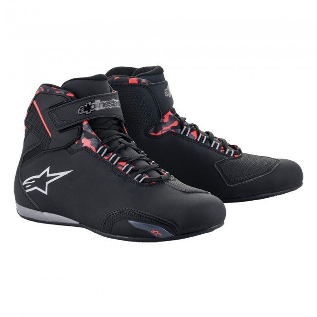 Alpinestars Sektor WP Shoe Blk/Dark Grey/Red.Fluo