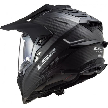 LS2 MX701 Explorer Carbon Helmet Solid Carbon