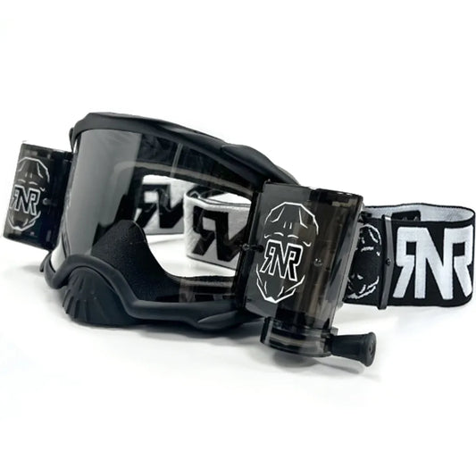 Rip n Roll Platinum WVS Roll Off Goggles - Black