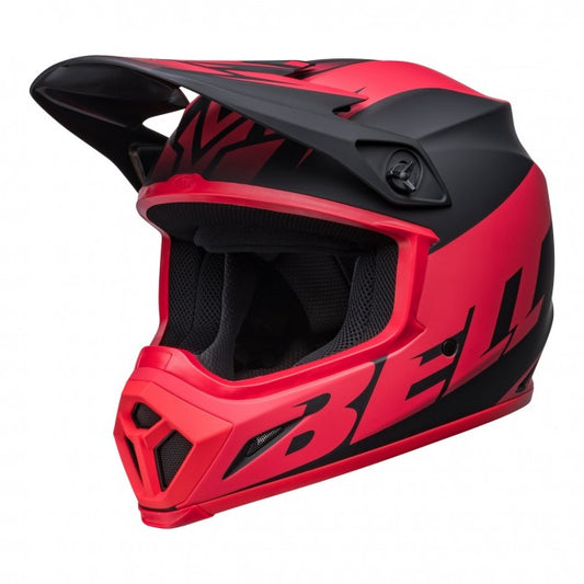 BELL MX-9 Mips Helmet Disrupt Matte Black / Red