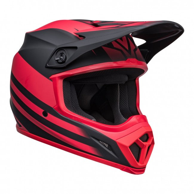 BELL MX-9 Mips Helmet Disrupt Matte Black / Red