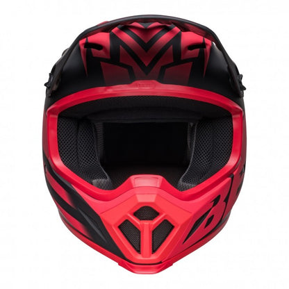 BELL MX-9 Mips Helmet Disrupt Matte Black / Red