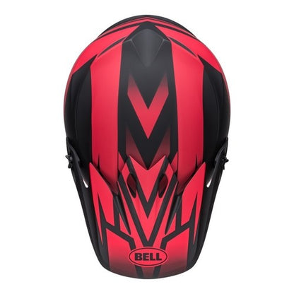 BELL MX-9 Mips Helmet Disrupt Matte Black / Red