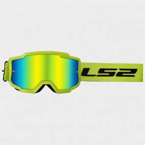 YELLOW LS2 CHARGER MIRRORED LENS 