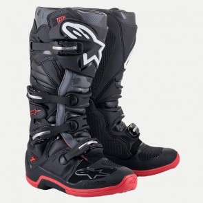 Alpinestars Boot Tech 7 Seven (Black/Cool Grey/Red)