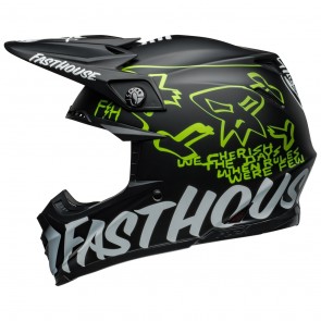 Helmet BELL Moto-9S Flex 22.06 Fasthouse Core Matte Black / Yellow